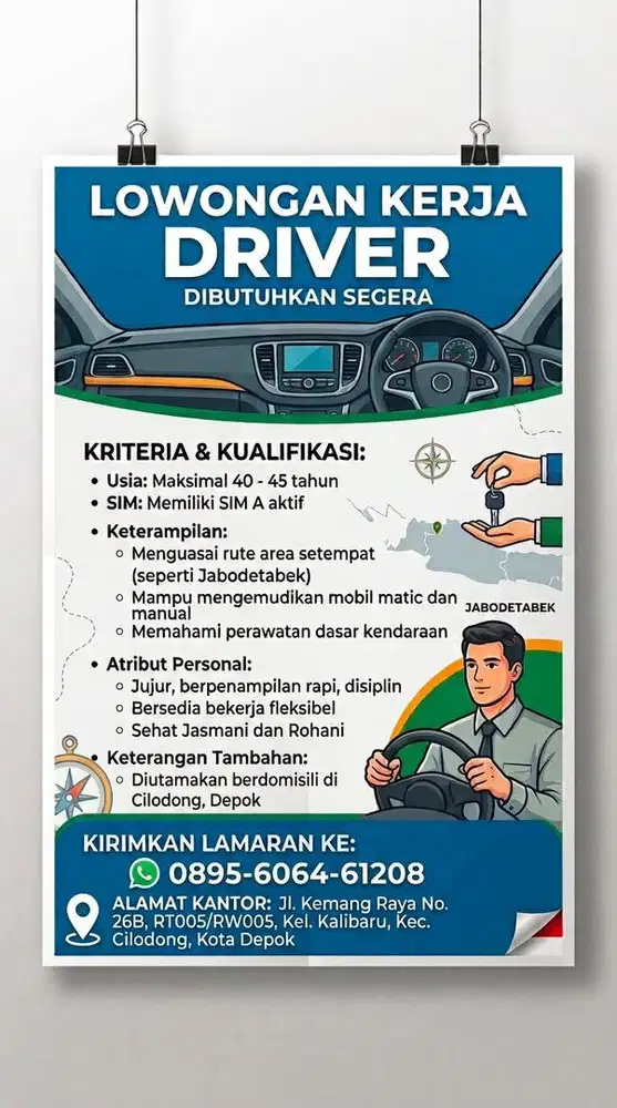 Dibutuhkan Driver