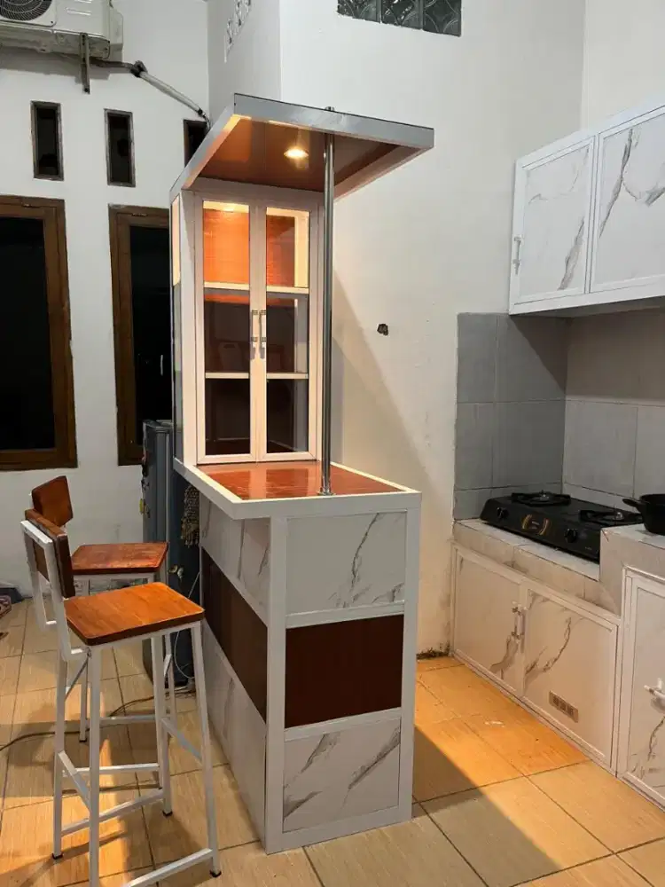 Minibar lengkap ,almunium acp / lp