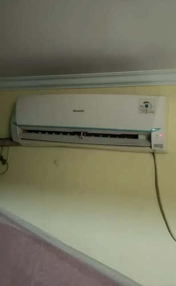 jual ac 1pk merek sharp tipe Ah-a9say masi terpasang dingin