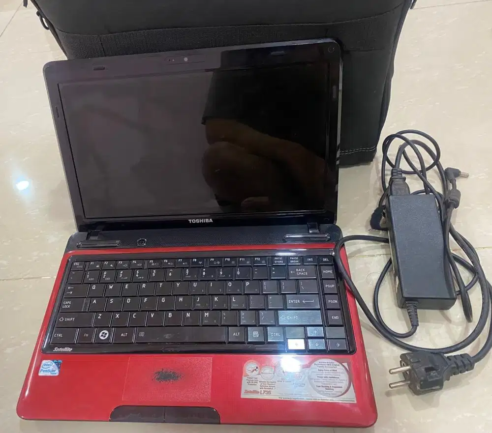 Jual toshiba satelite L735 (red) BU