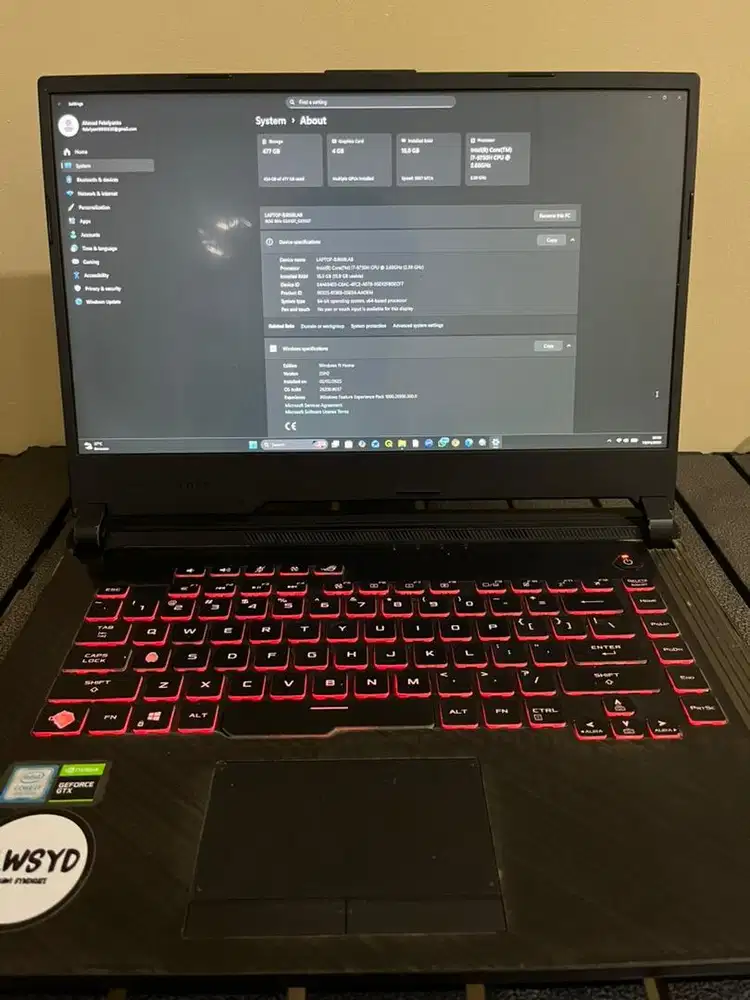 Asus ROG Strix G531GT