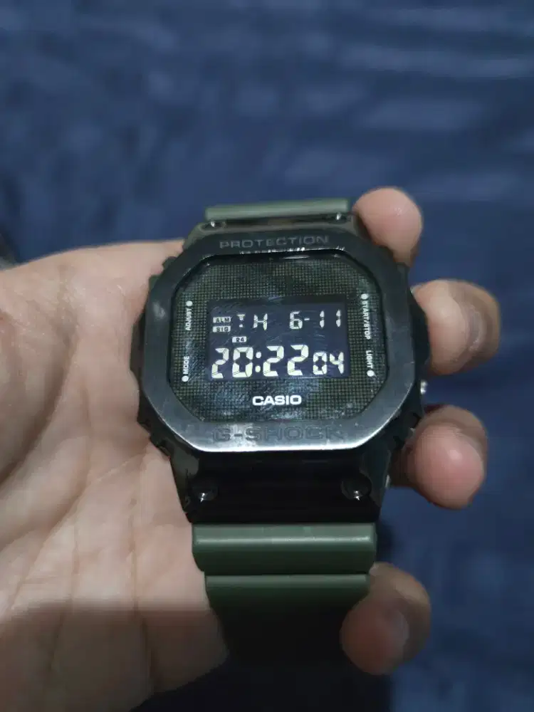 G-Shock warna hIjau army like a new