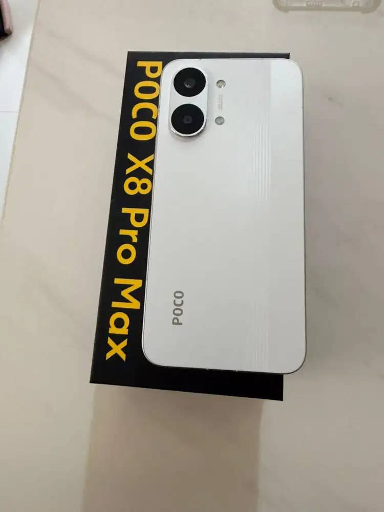 Jual poco x8 pro max 12/256gb fullset on garansi