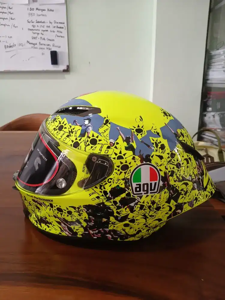 Helm AGV Pista GP RR 2021 V Rossi Misano 2
