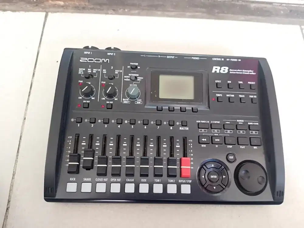 Zoom r8 squenser recording