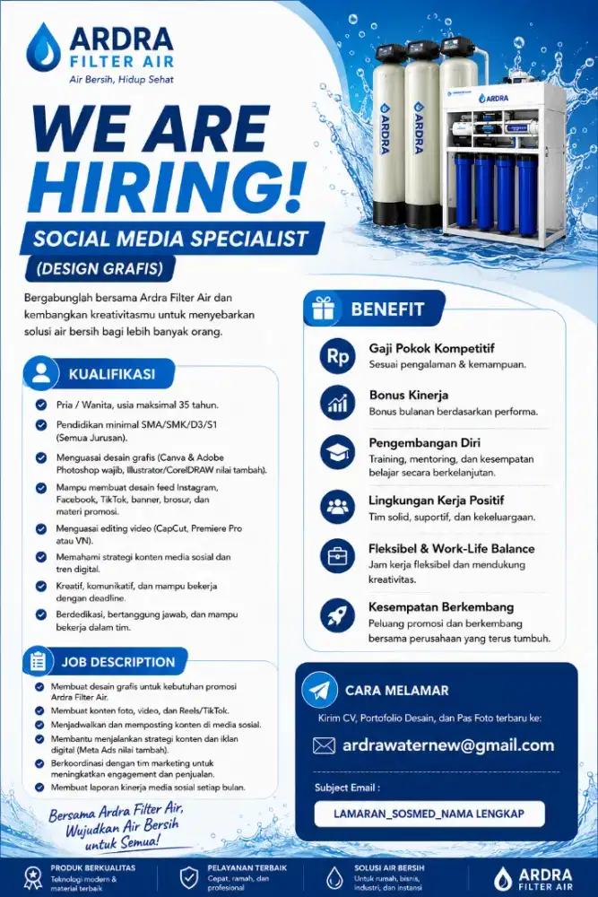 Loker sosial media spesialis