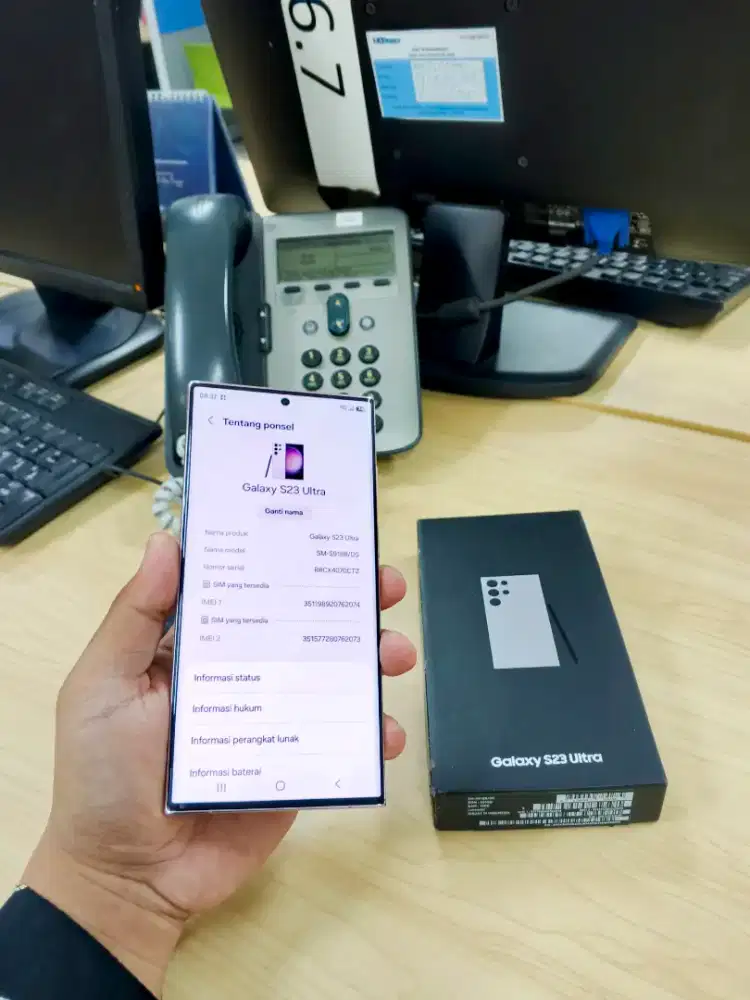 Samsung S23 Ultra RAM 12/256 Fullset Orian