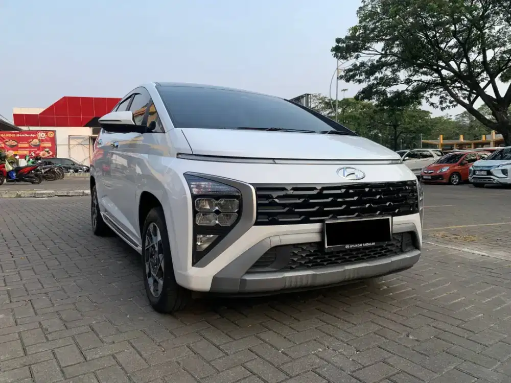 HYUNDAI STARGAZER PRIME 1.5 IVT 2023 PUTIH ( EPB & CAPTIAN SEAT )