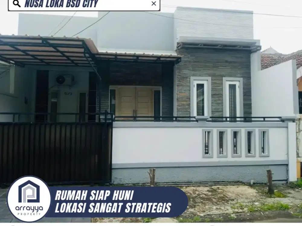 DIJUAL RUMAH KONDISI TERAWAT SIAP HUNI NUSA LOKA (LSB48)