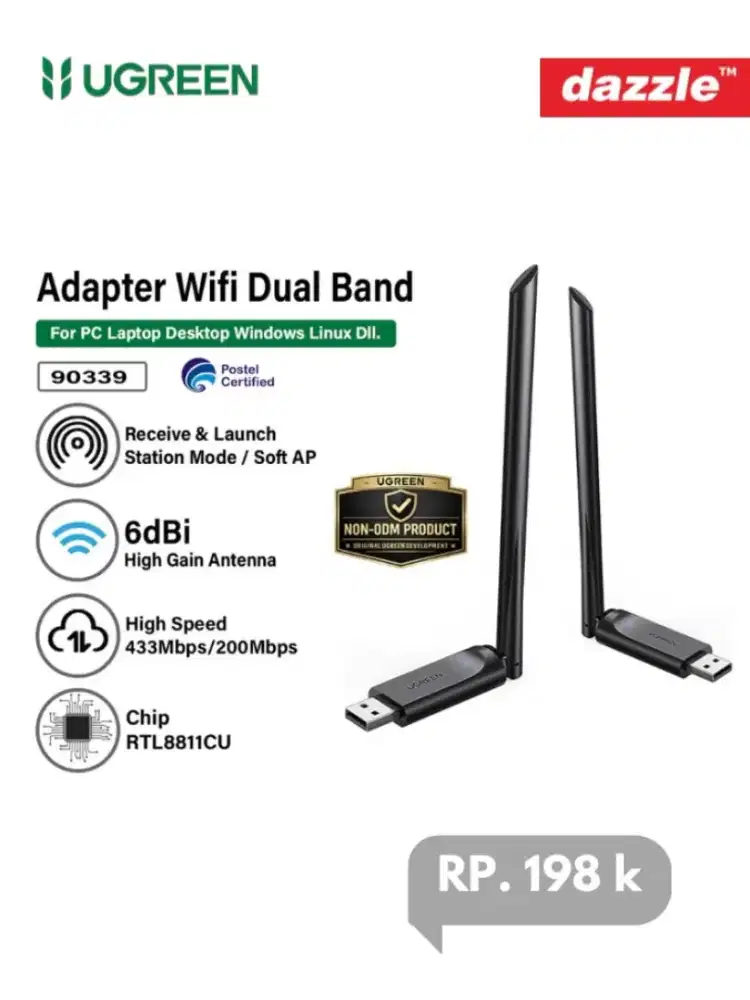 Adapter wifi dual band UGREEN