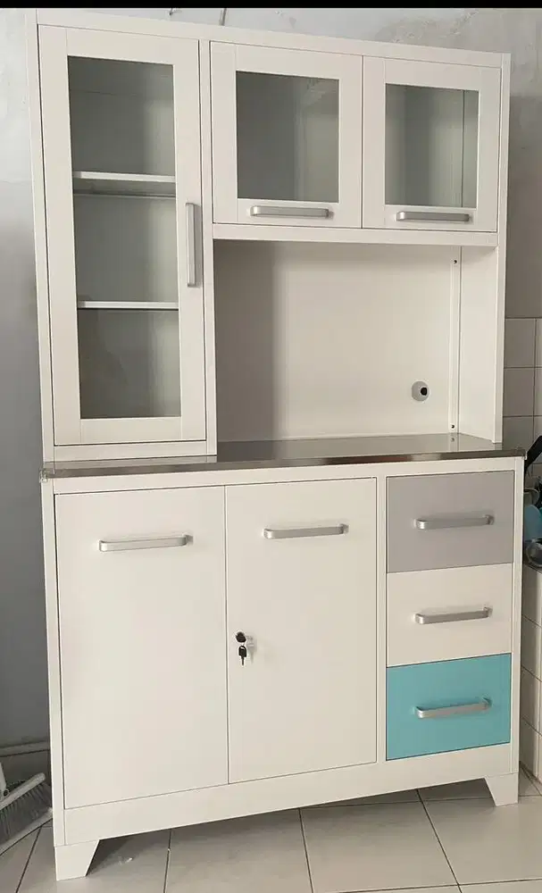 Informa Sky Kabinet Dapur Metal - Putih
