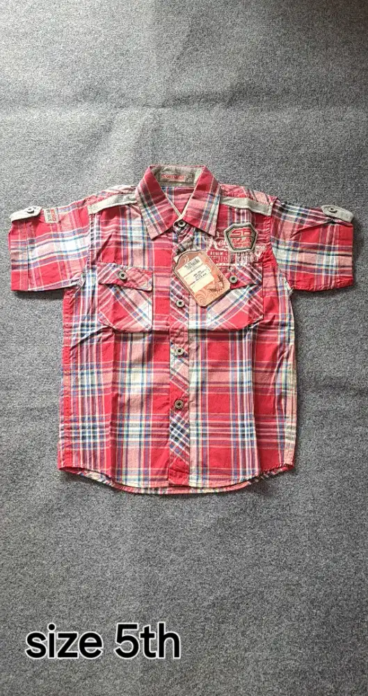 Kemeja anak laki-laki harga promo branded