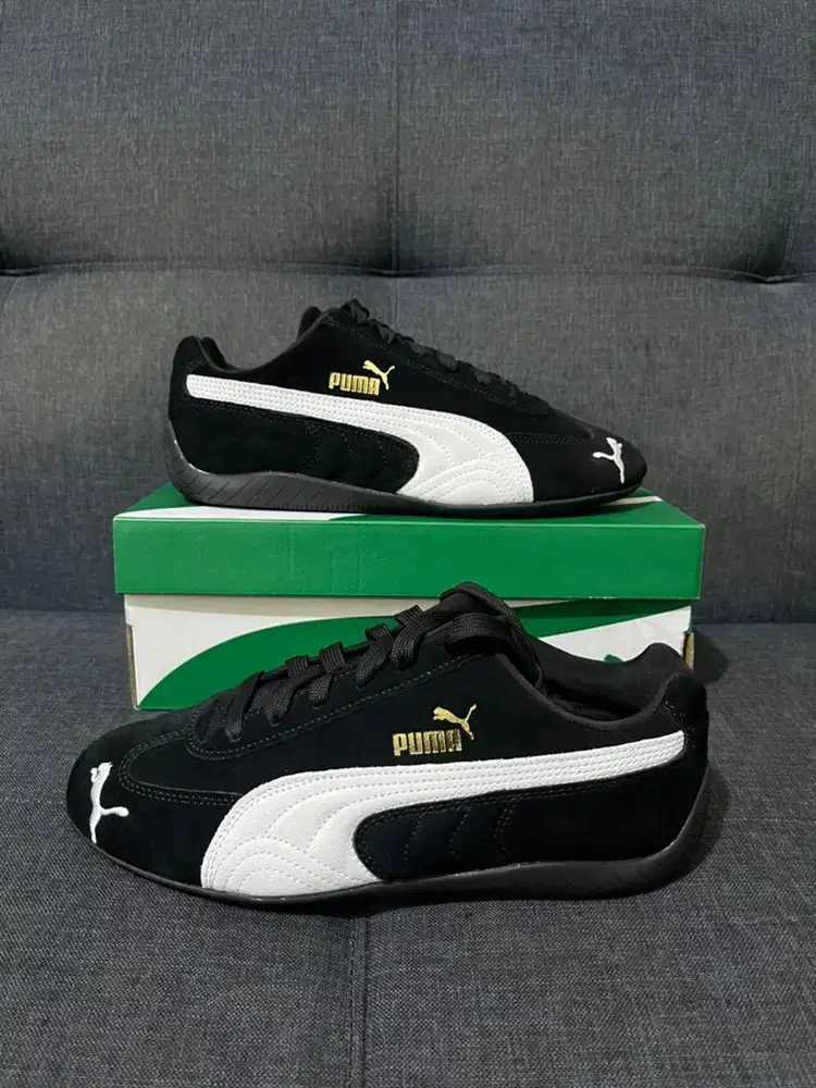 Sepatu Puma Speedcat OG Black White Size 40,5 BNIB Sneakers New