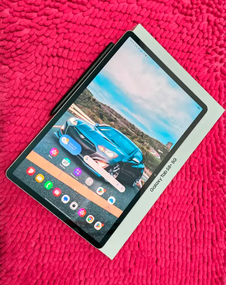 Samsung Tab S8+ Plus 5G 256Gb Pink Lengkap