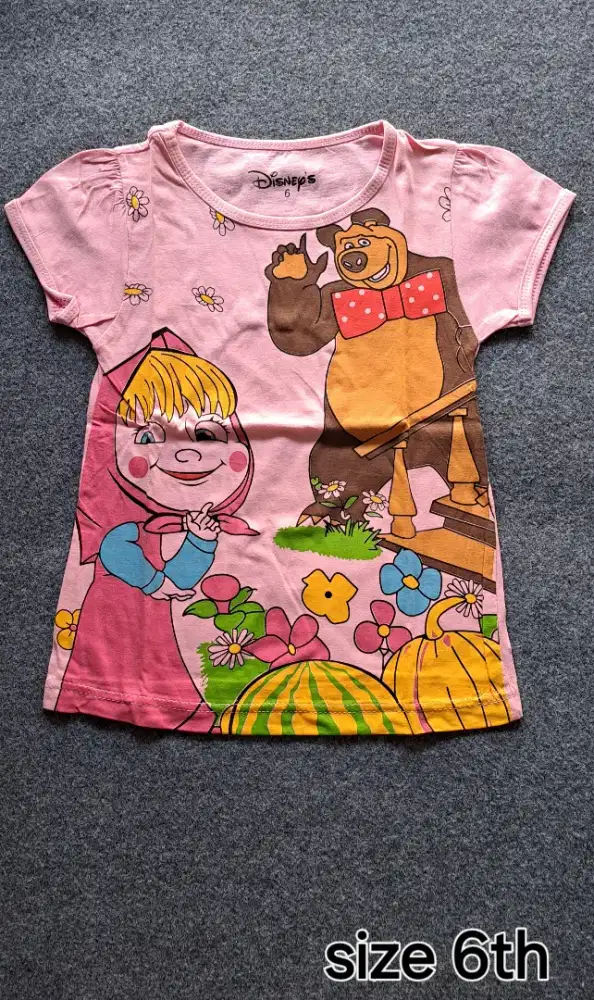 Kaos anak cewek karakter
