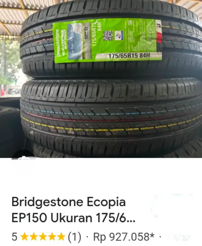Bridgestone ecopia uk 175/65/15