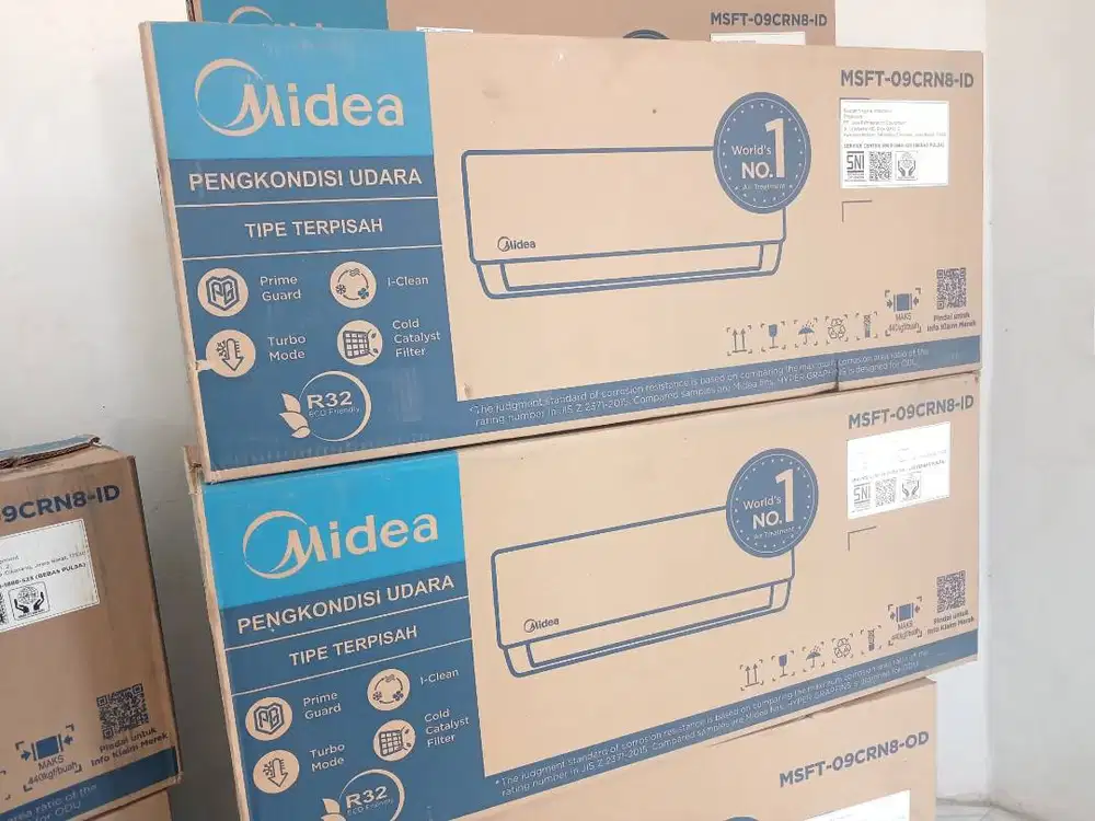 PROMO JULI AC MIDEA BARU 1/2 PK MURAH