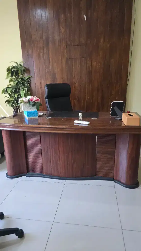 Meja Kayu Jati Asli