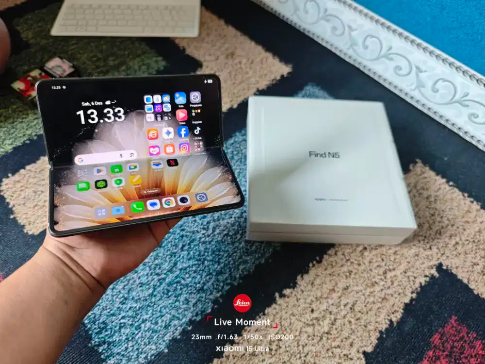 Oppo Find N5 Fold Mulus Garansi Panjang Bisa TT