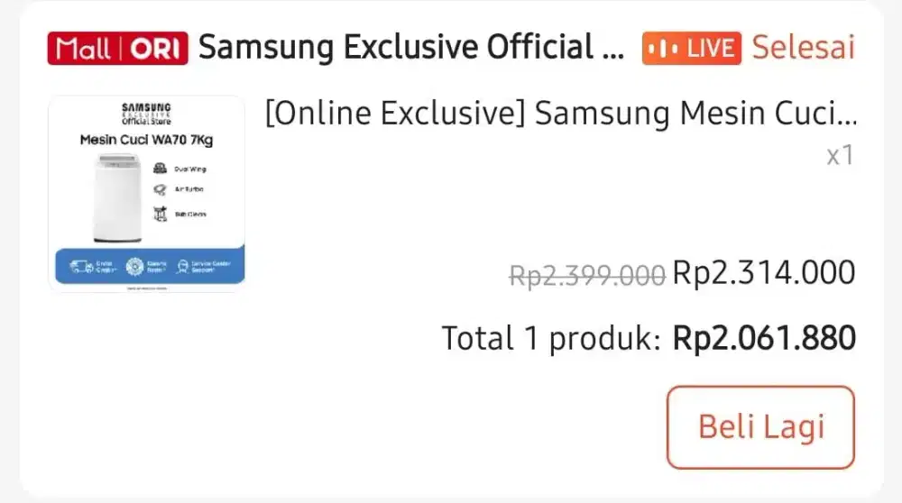Belum pernah dicoba, iseng ke cekout. FORSALEE!!