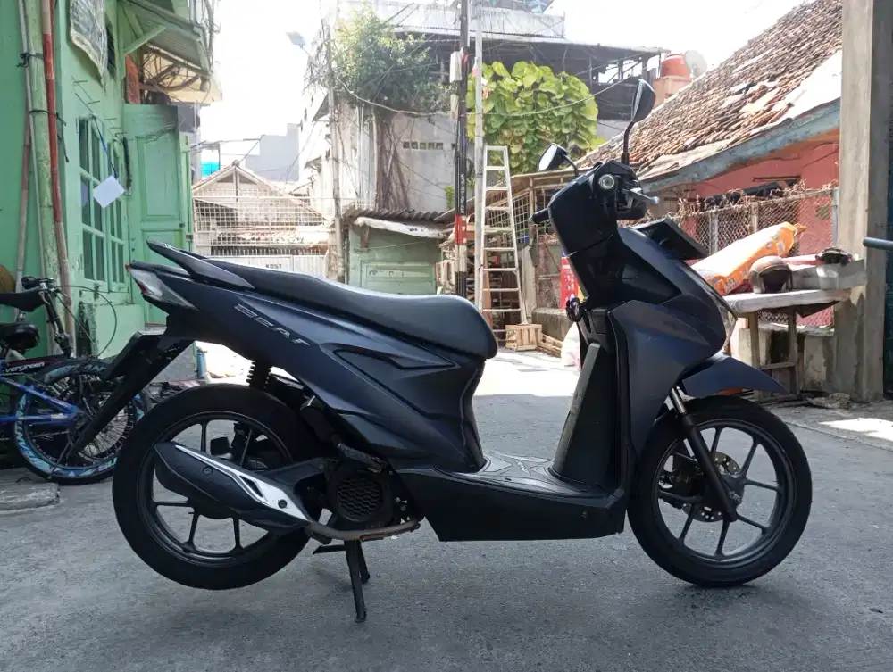 honda beat deluxe biru smartkey 2024