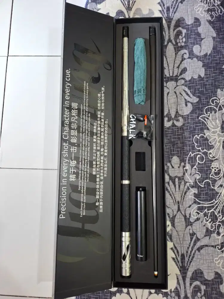Stick billiard Carbon Yfen x Jianying Low deflection brand new