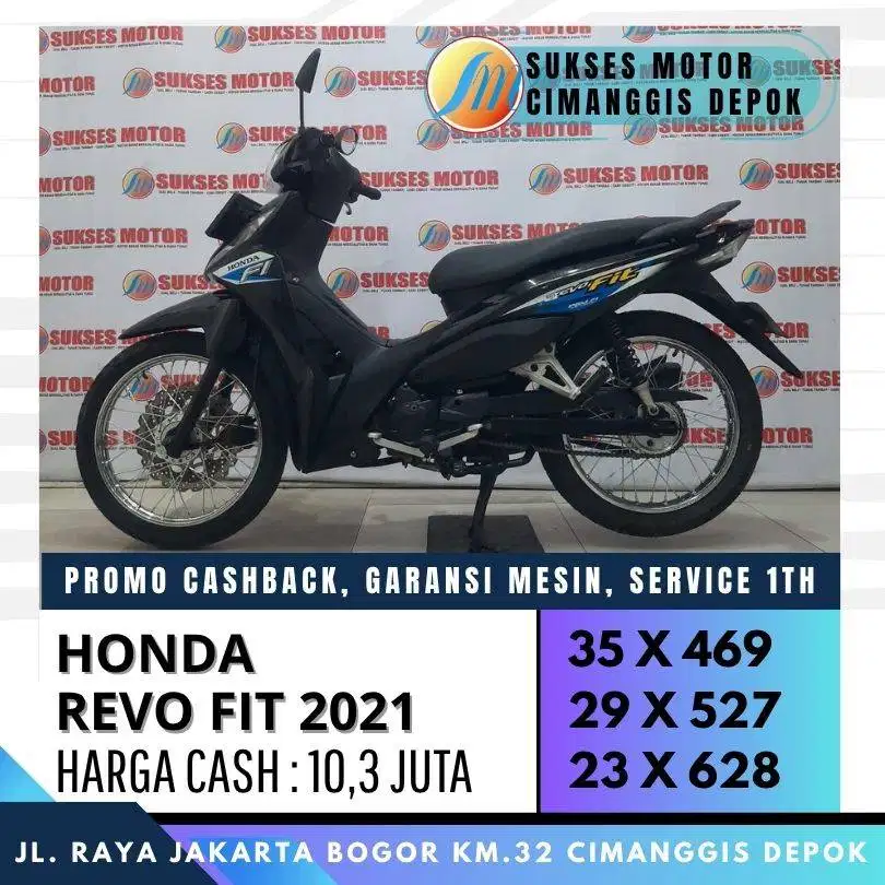 HONDA REVO FIT 2021 CASH KREDIT CICILAN RINGAN UNIT BERGARANSI