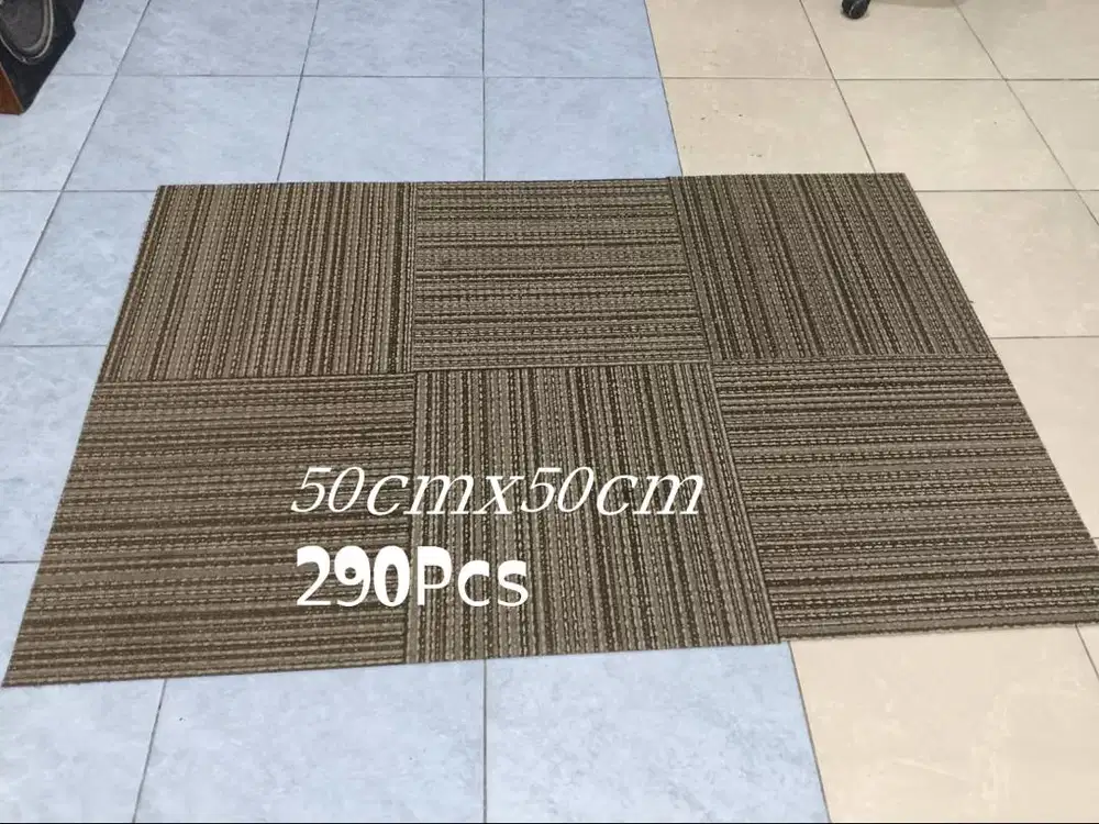 JUAL KARPET KANTOR // KARPET TILE ex PERKANTORAN
