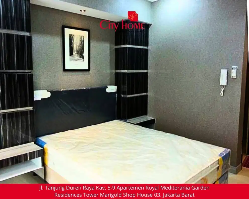 Jual Apartemen Studio Furnish Royal Mediterania Garden Residences