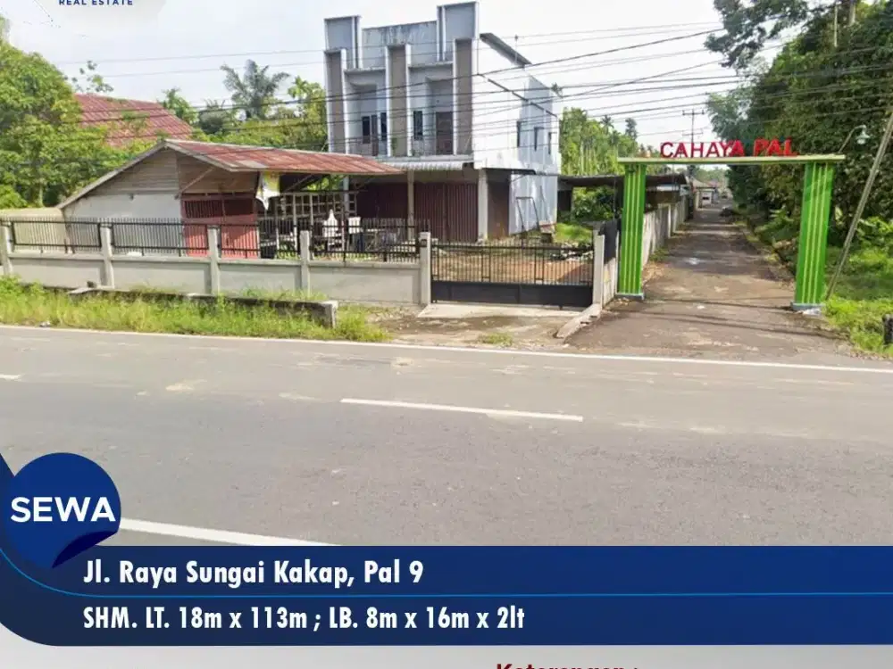 Tanah dan bangunan raya sungai kakap pal 9, Kubu Raya Pontianak