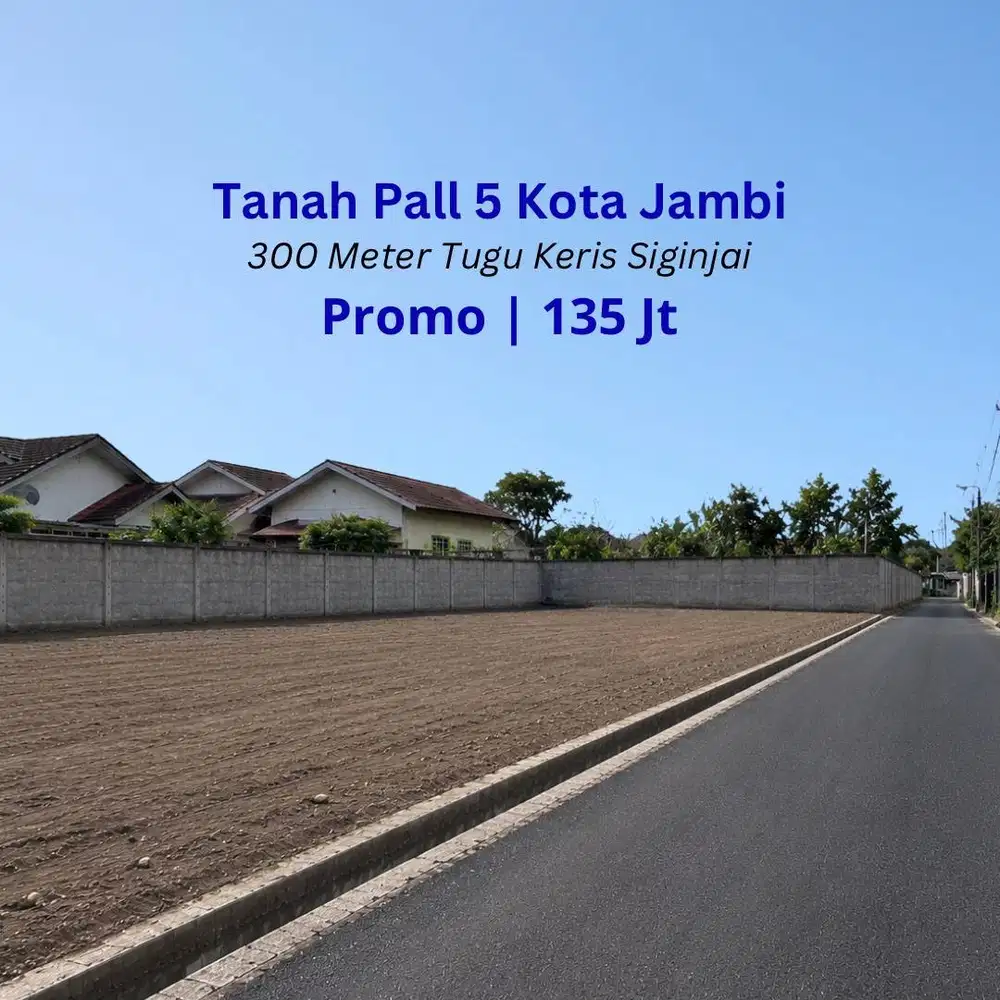 Jual Tanah Pall 5 Kota Jambi