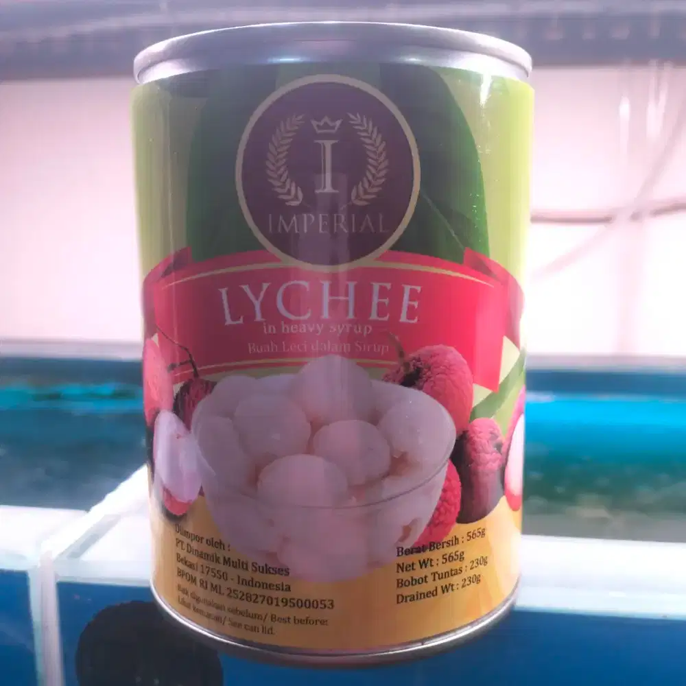Lychee can merk imperial 565Gr