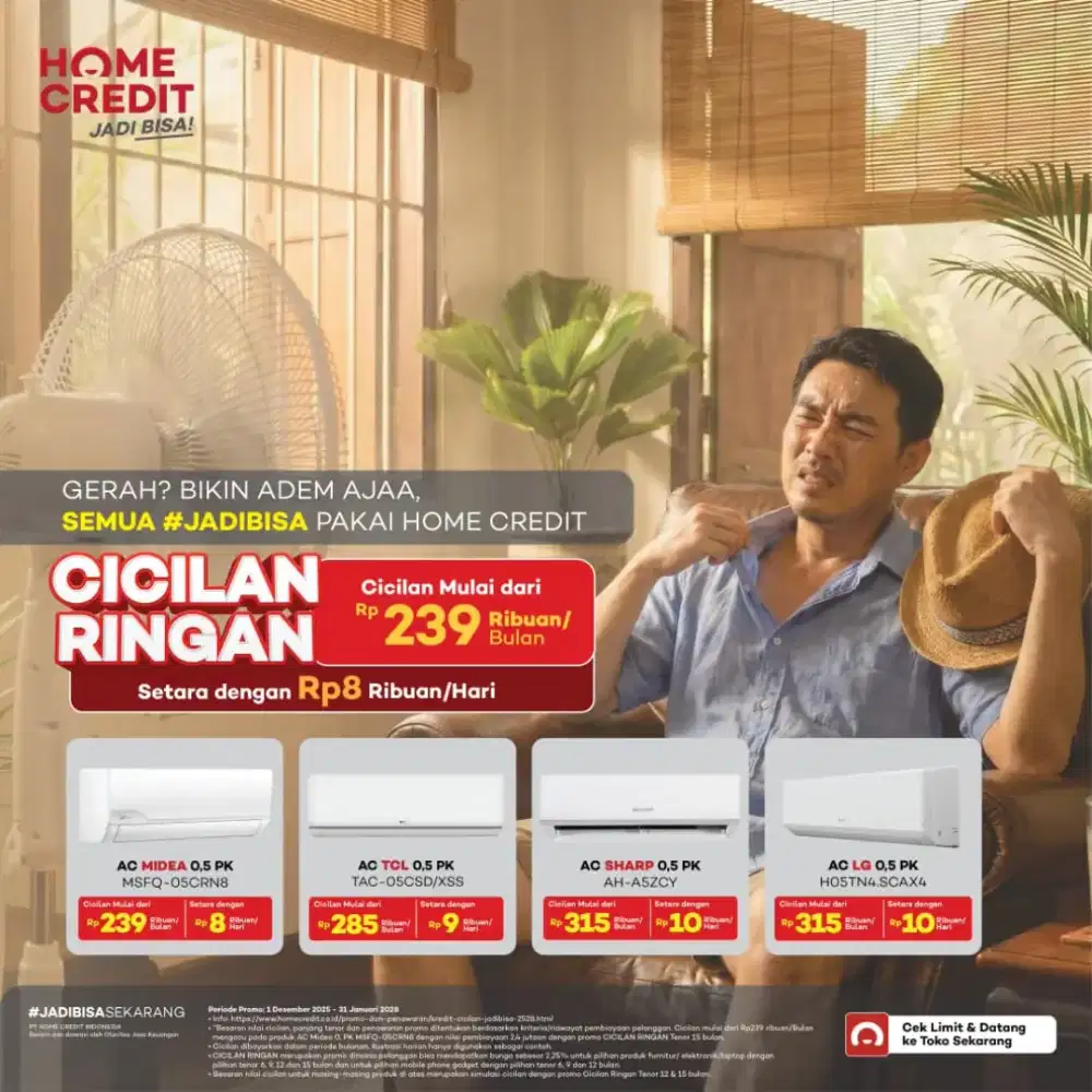 Kredit AC Bunga Bisa 0% Bogor