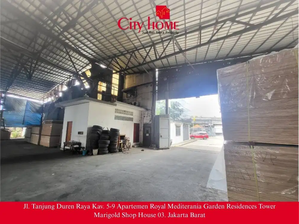 Gudang Pinggir Jalan Daan Mogot 3.200m² Bonus Ruko 3 Lantai