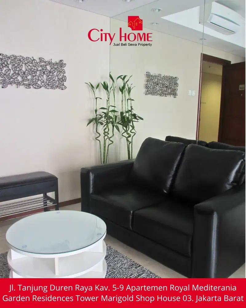 Dijual Apartemen 2+1 BR di Royal Mediterania Garden Residences