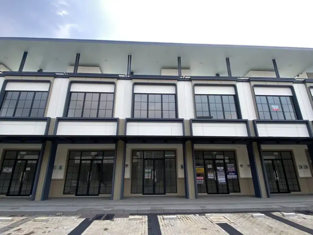 Disewakan RUKO BARU 2 Lantai di  The Hudson - Gading Serpong, Tangerang