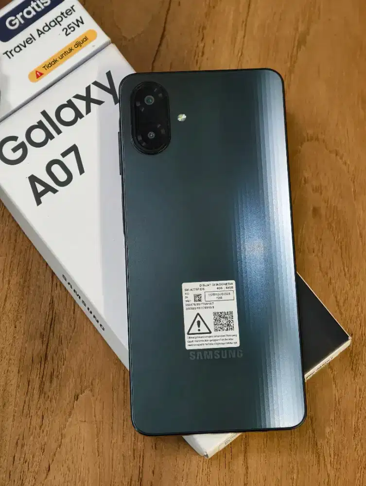 samsung A07 4/64 second ori resmi Jan 2027