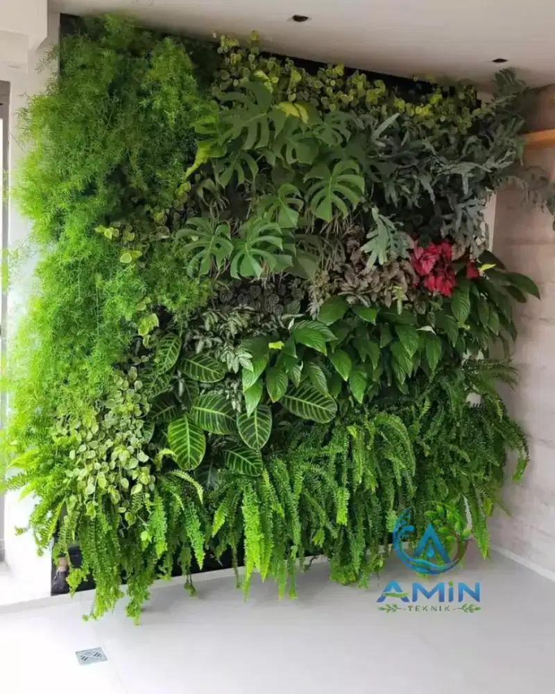 Jasa Pemasangan Tanaman Dinding Vertical Garden