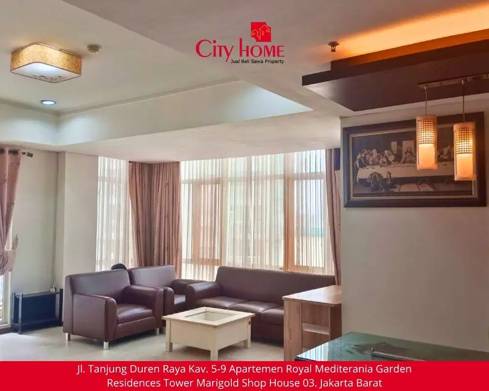 Disewakan Apartemen 3+1 BR di Royal Mediterania Garden Residences