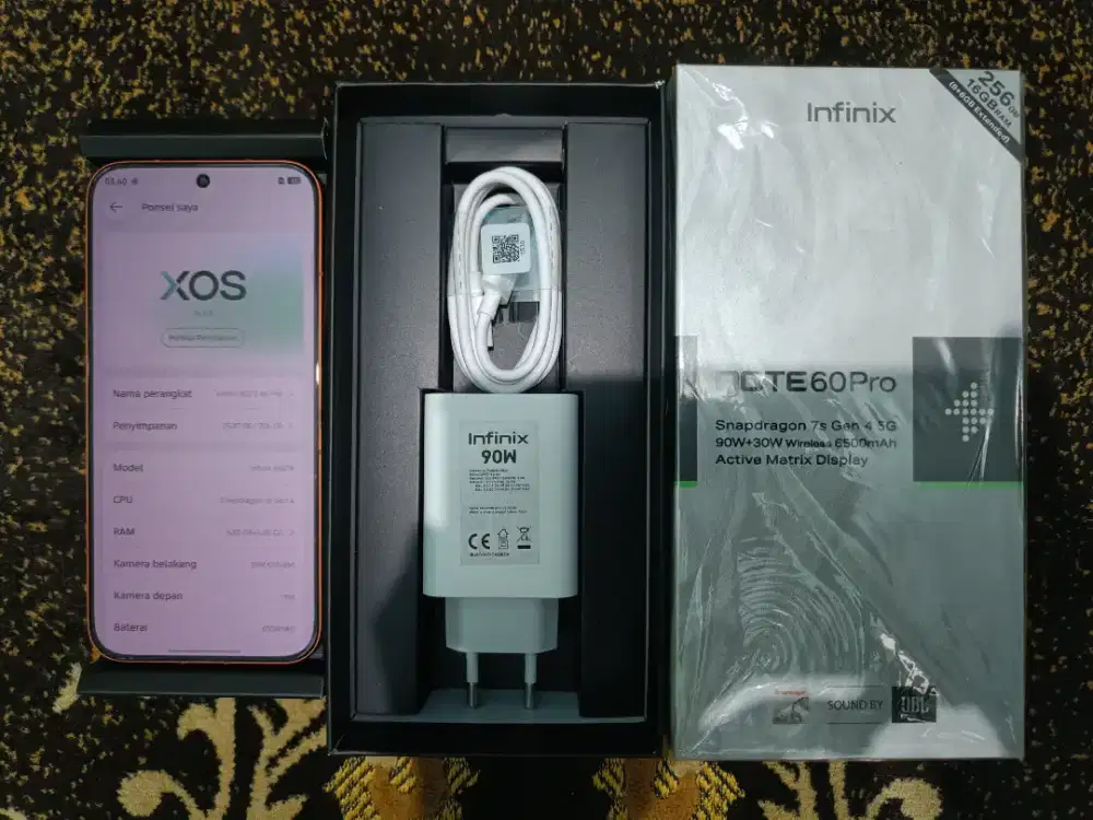 Infinix Note 60 Pro 5G 8+8/256GB Fullset ( Garansi Maret 2027 )