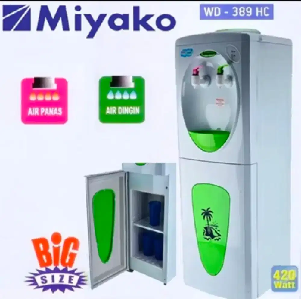 Dijual Cepat Dispenser Air Panas dan Air Dingin Istimewa Like New