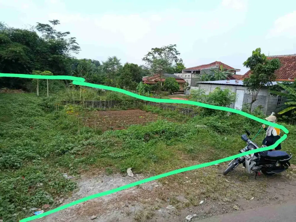 dijual tanah kapling ciherang bogor luas 470m²