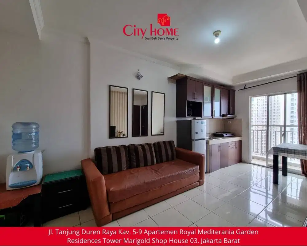 Sewa Murah Apartemen 2 Kamar Full Furnished Siap Huni, Jakarta Barat