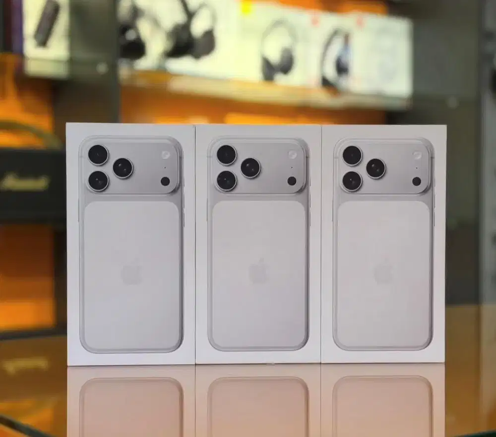 Iphone 17 pro max 512 silver (baru) garansi resmi