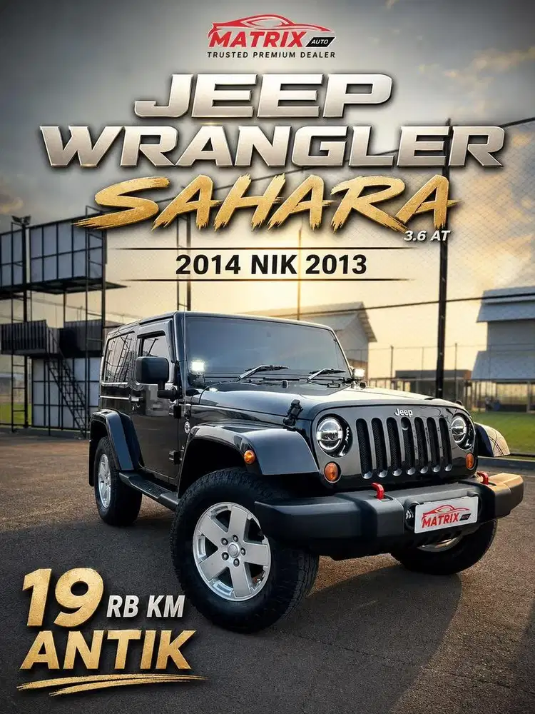 Jeep Wrangler 2Door sahara 3.6 At 2014 nik 2013