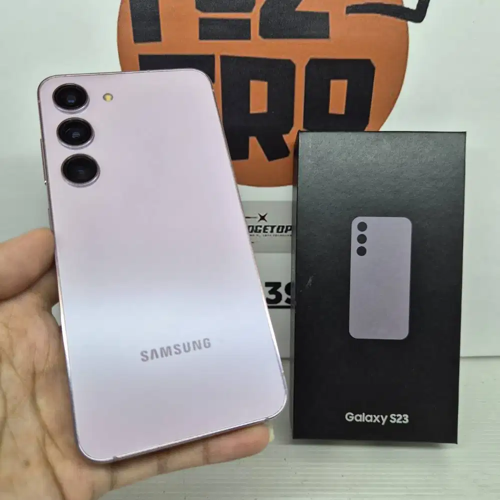 RARE Samsung Galaxy S23 8/256GB Lavender Fullset No Kendala No Minus