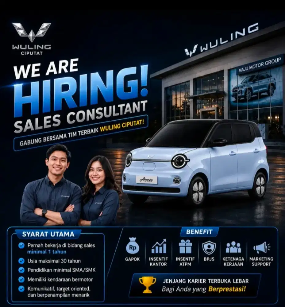 LOWONGAN SALES MOBIL WULING
