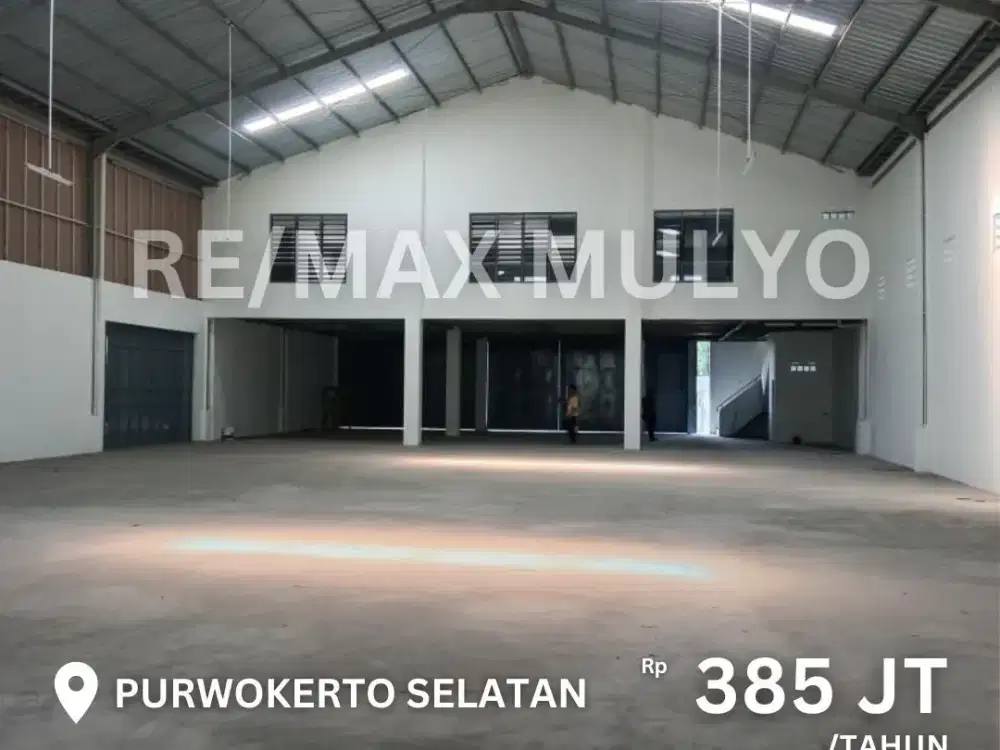 Gudang Disewakan, Lokasi Strategis Komplek Pergudangan dan Akses Mudah Area Purwokerto Selatan