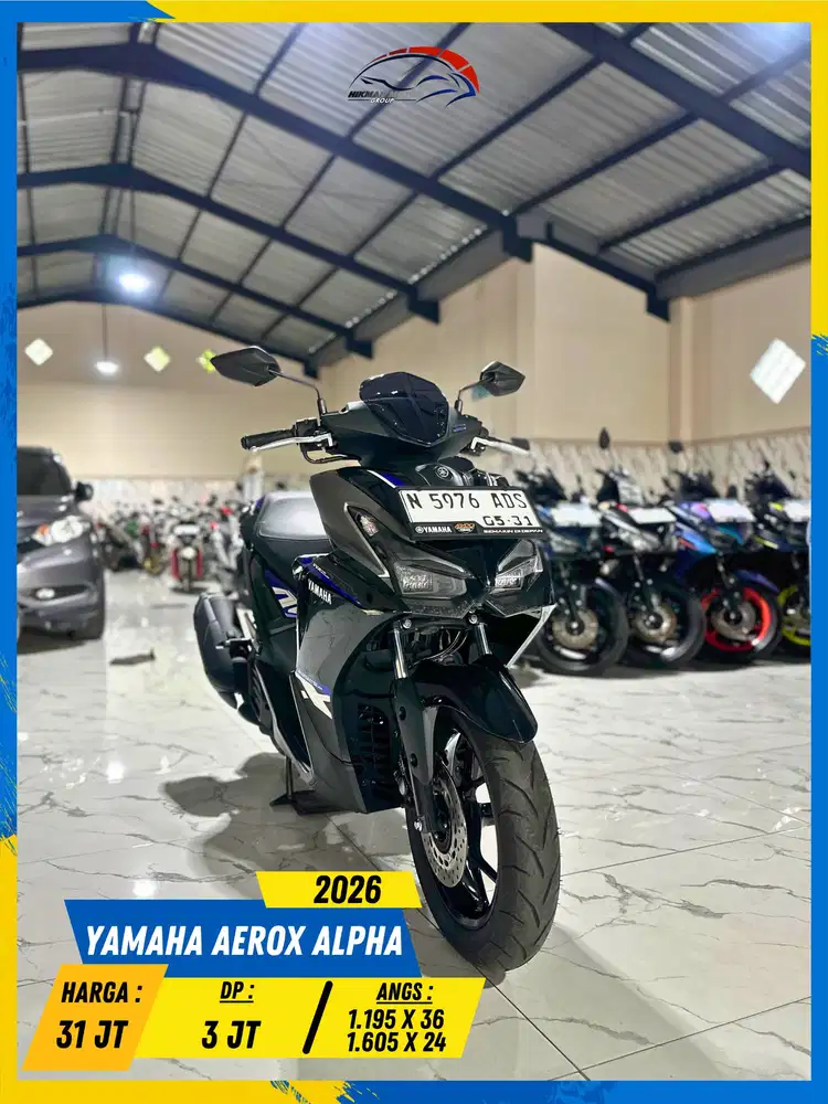 YAMAHA AEROX ALPHA 2026 LIKE NEW MASZEHH HIKMAH MOTOR KEPUH