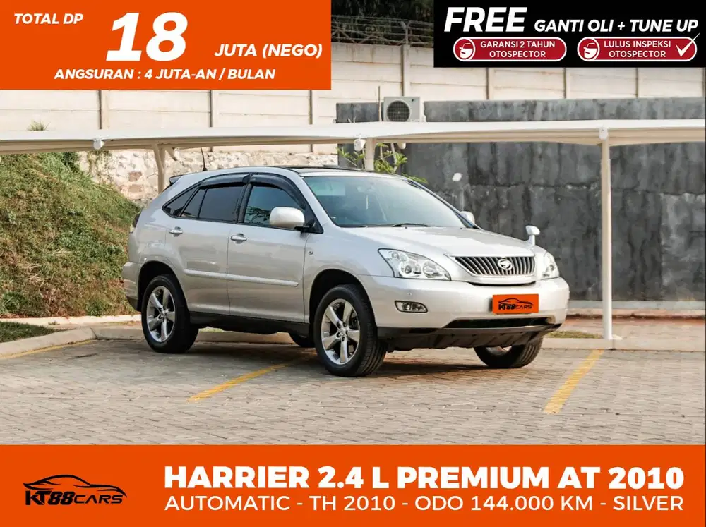 TOYOTA HARRIER 2.4 L PREMIUM AT 2010